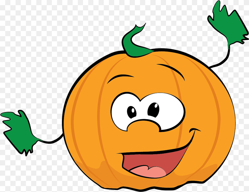 Pumpkin Happy Pumpkin Day Clipart, Food, Plant, Produce, Vegetable Png Image