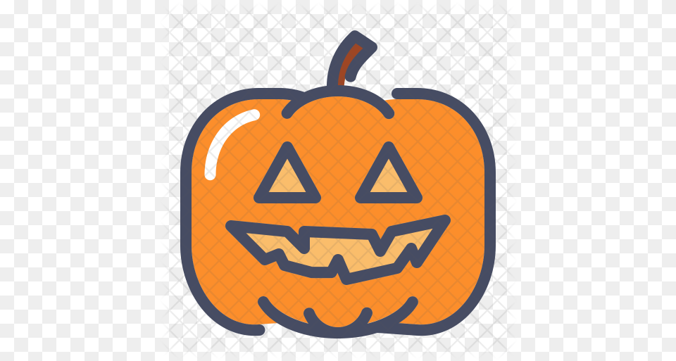 Pumpkin Icon Jackolantern, Food, Plant, Produce, Vegetable Free Png