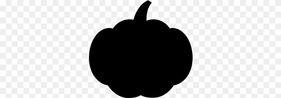 Pumpkin Icon Vector Illustration, Gray Free Png Download