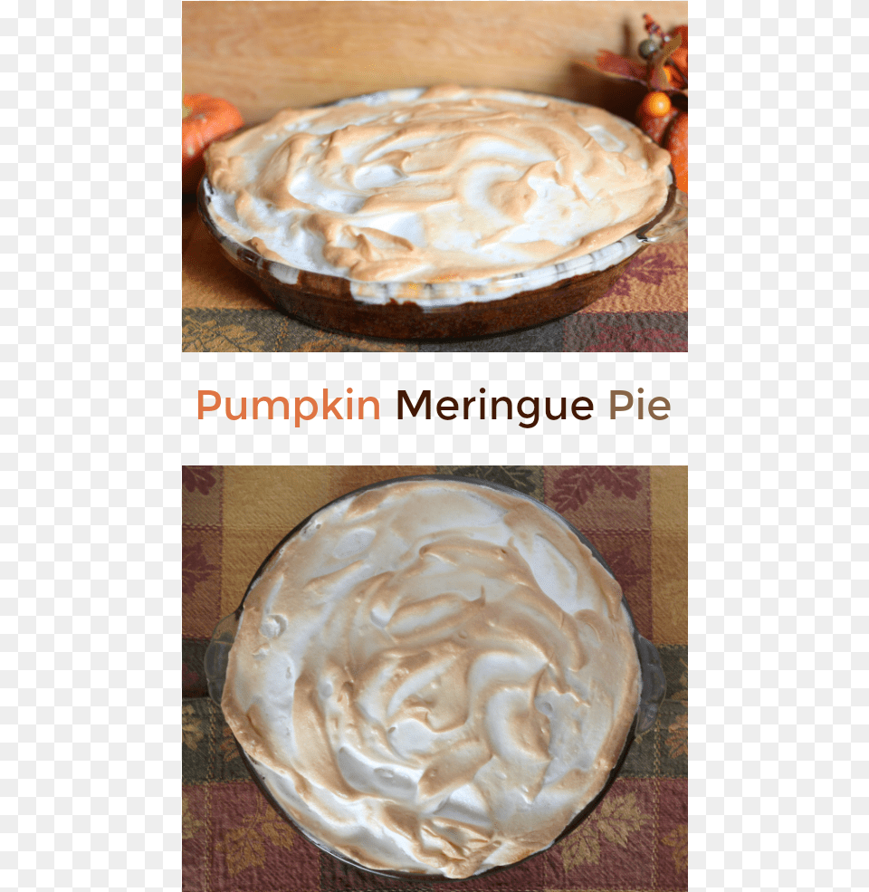 Pumpkin Meringue Pie Is A Delicious Comfort Food Serve Pumpkin Pie, Meal, Dish, Bread, Dessert Png