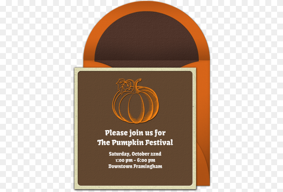 Pumpkin Outline Online Invitation Halloween, Advertisement, Poster, Text, Mailbox Free Png