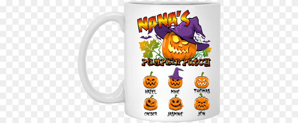 Pumpkin Patch Halloween Special Personalized High Quality Mug, Cup, Beverage, Coffee, Coffee Cup Free Png