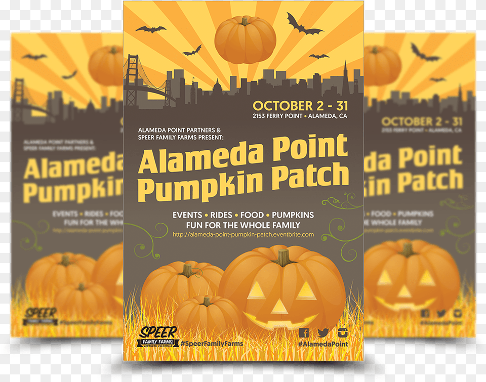 Pumpkin Patch The Client Asked For A Fun And Festive Jack O39 Lantern, Advertisement, Poster, Food, Plant Free Png Download
