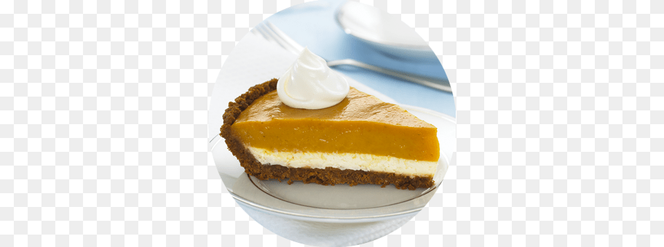 Pumpkin Pie, Dessert, Food, Cutlery, Fork Png Image