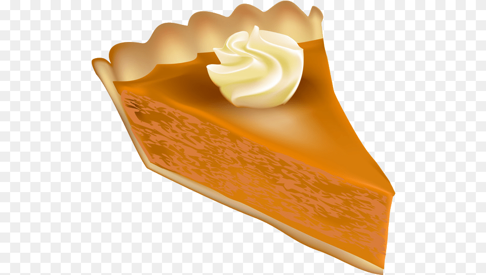 Pumpkin Pie Cartoon Transparent Pumpkin Pie Transparent Background, Cream, Dessert, Food, Whipped Cream Free Png Download