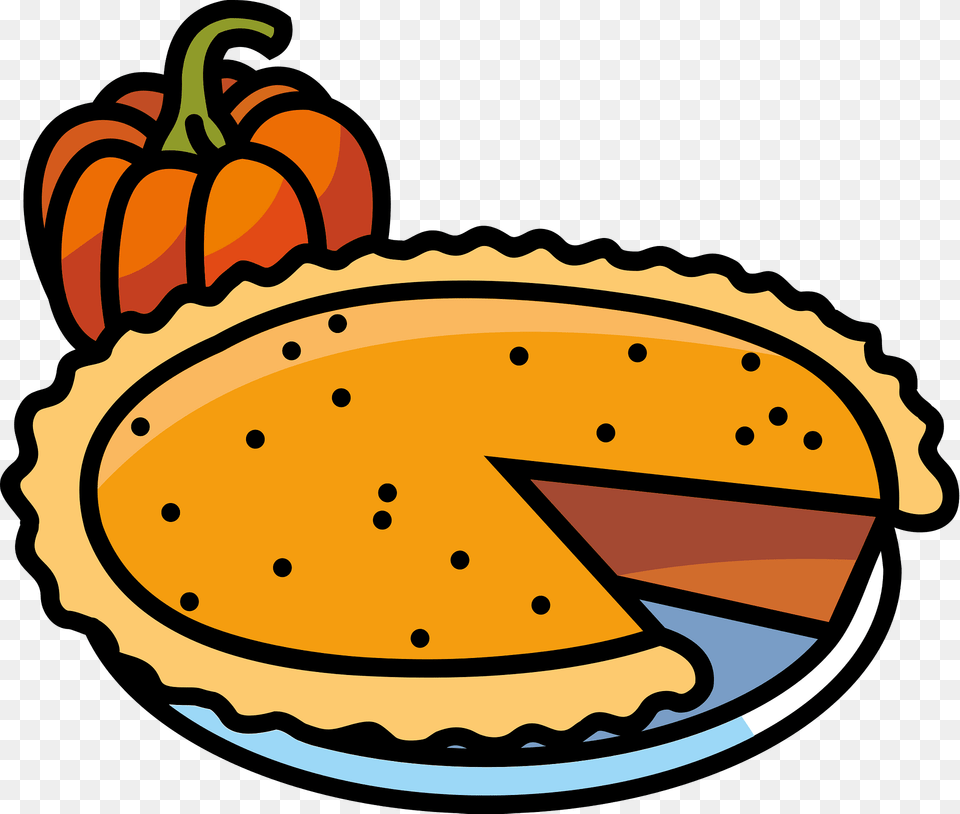 Pumpkin Pie Clipart, Food, Lunch, Meal, Cake Free Png Download
