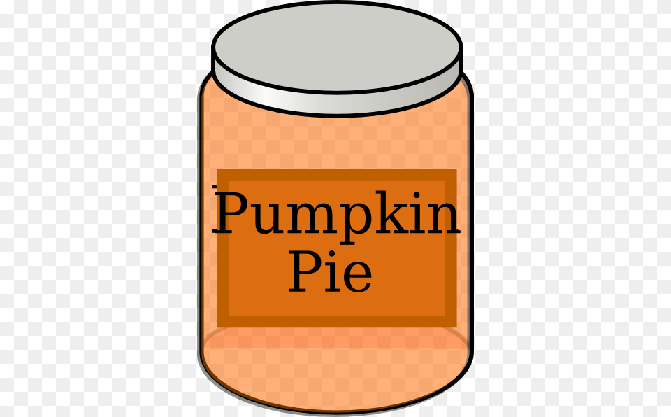 Pumpkin Pie Jar Clip Art, Food, Honey, Can, Tin Png Image