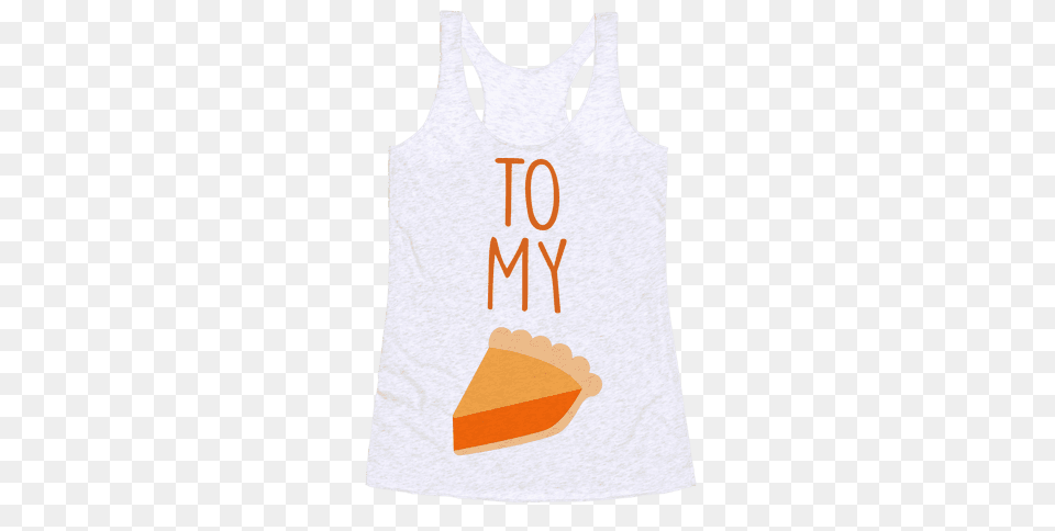 Pumpkin Pie Racerback Tank Tops Lookhuman, Clothing, Tank Top, Person, Face Free Png Download