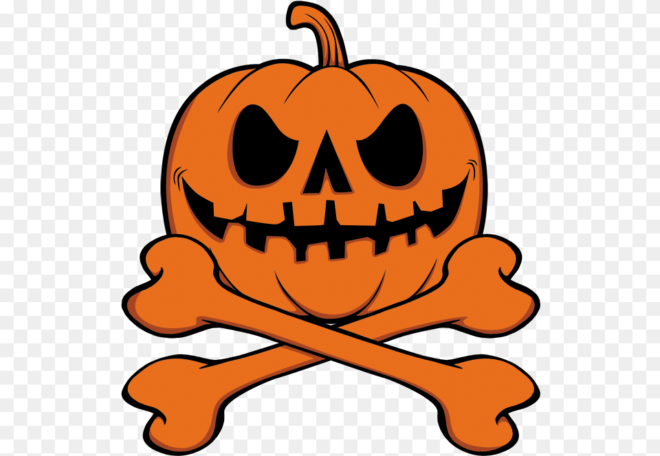 Pumpkin Skull And Crossbones Halloween Shirts For Kids, Food, Plant, Produce, Vegetable Free Png