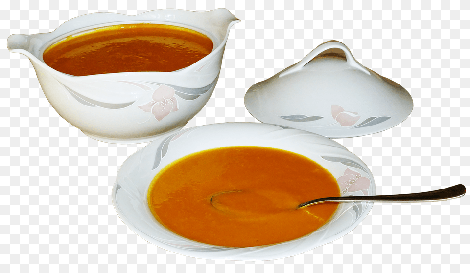 Pumpkin Soup Bowl, Dish, Food, Meal Free Transparent Png