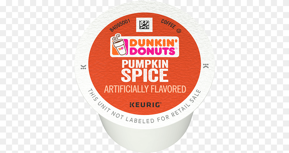 Pumpkin Spice K Cups Dunkin Donuts K Cups Decaf 96 Count, Dessert, Food, Yogurt, Cream Png Image