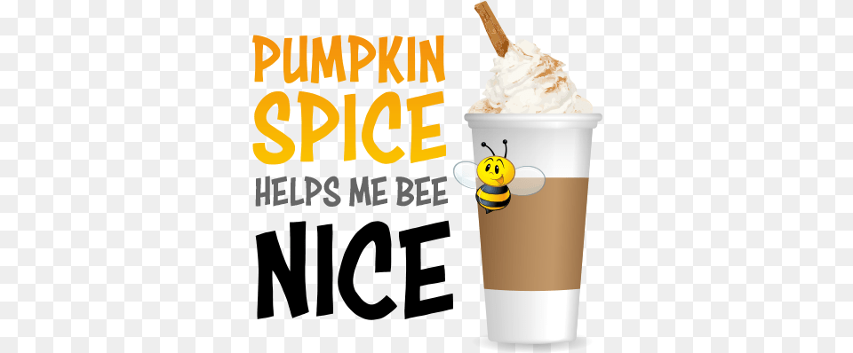 Pumpkin Spice Latte Messages Sticker 11 Pumpkin Spice Latte, Cream, Dessert, Food, Ice Cream Png Image