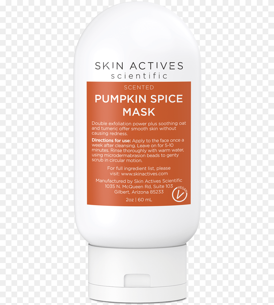 Pumpkin Spice Mask Lotion, Bottle, Cosmetics, Sunscreen Free Png