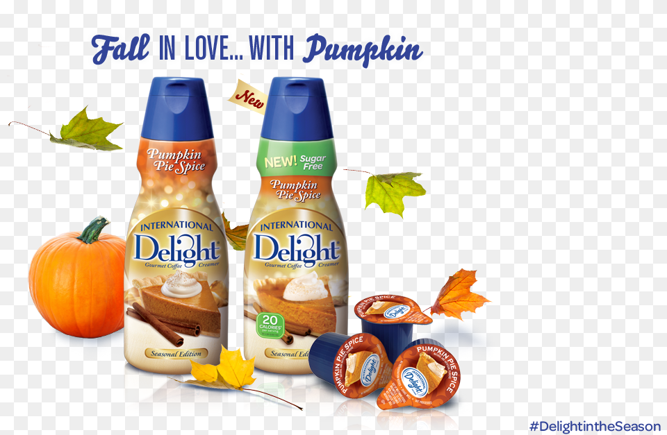 Pumpkin Splash Whitewave Classic French Vanilla Gourmet Coffee Creamer, Advertisement, Food, Plant, Produce Free Png