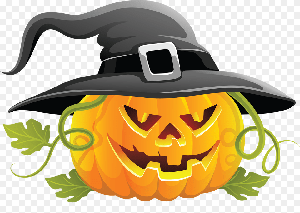 Pumpkin Transparent, Clothing, Hat, Sun Hat, Festival Free Png Download