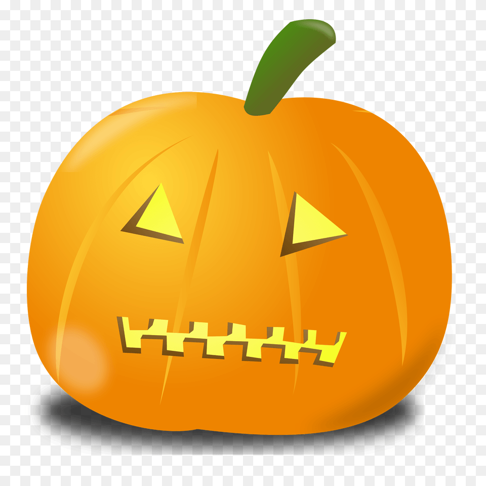 Pumpkin With A Zipper Mouth Clipart, Food, Plant, Produce, Vegetable Free Transparent Png