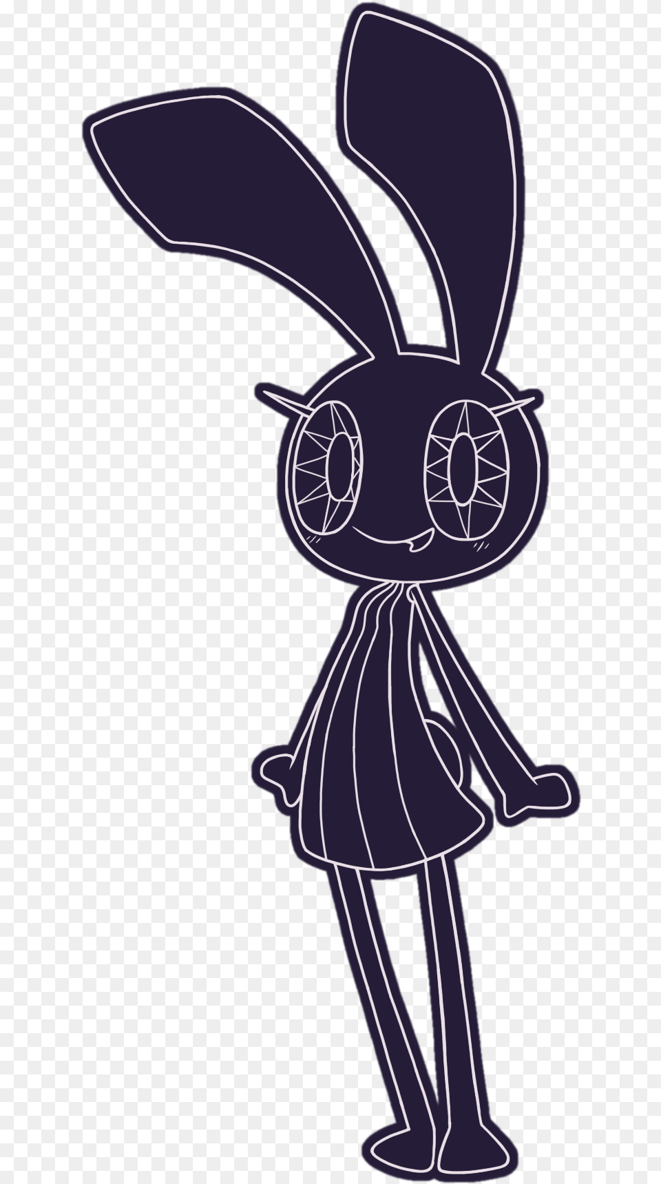 Pumpkinfluff Vib Ribbon Vibri Rabbit, Person Png Image