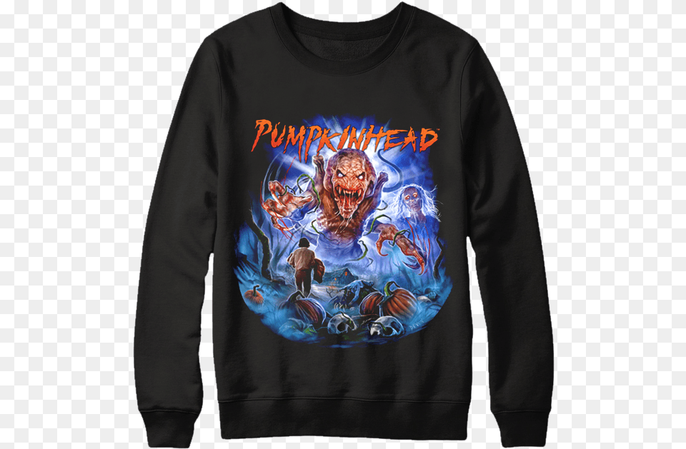 Pumpkinhead Crewneck Sweater Return Of The Living Dead Sweater, Clothing, Sweatshirt, Sleeve, Long Sleeve Free Png Download