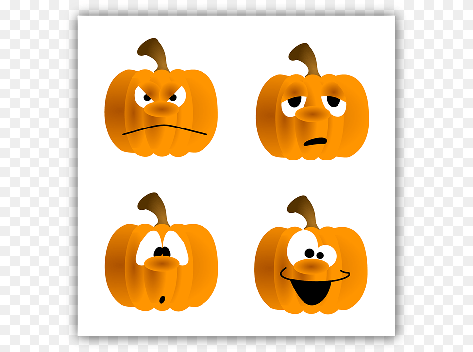 Pumpkins Pumpkin With Faces Clipart, Food, Plant, Produce, Vegetable Free Png Download