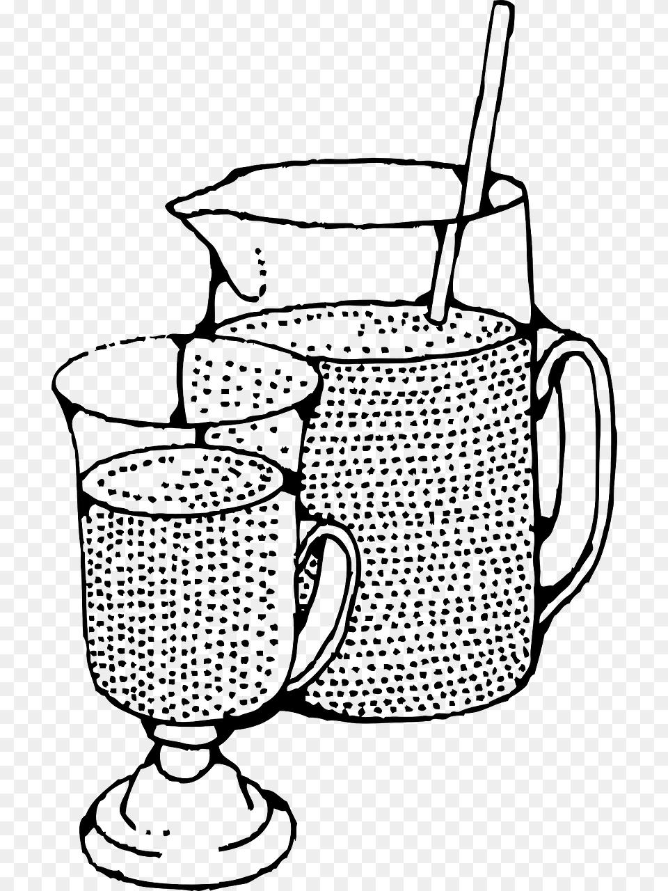 Punch Clip Art Transprent Punch Bowl Clipart Black And White, Cup, Jug, Glass Free Transparent Png