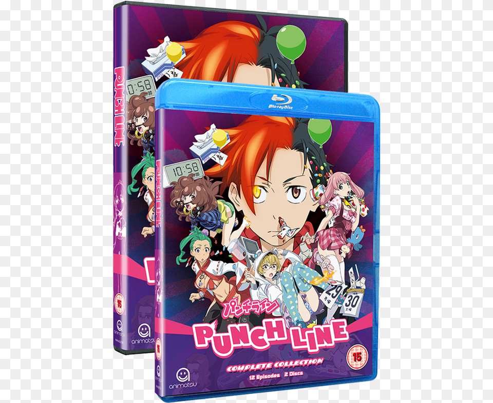 Punch Line Anime Dvd, Book, Comics, Publication, Face Free Png Download