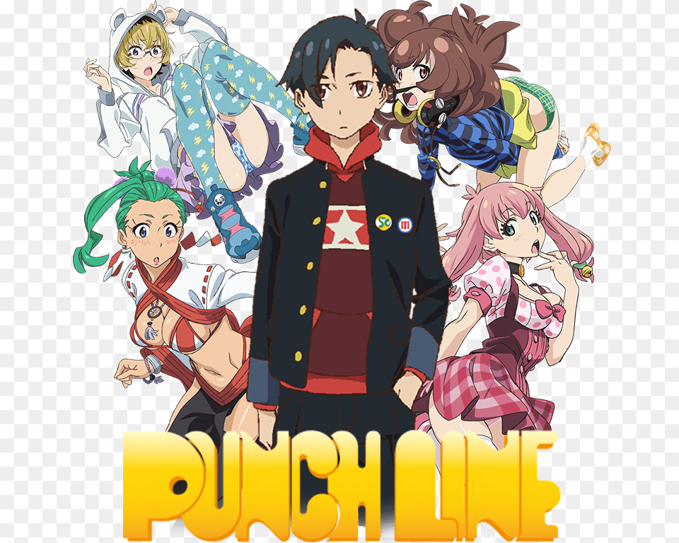 Punch Line Anime Game, Book, Comics, Publication, Person Free Png