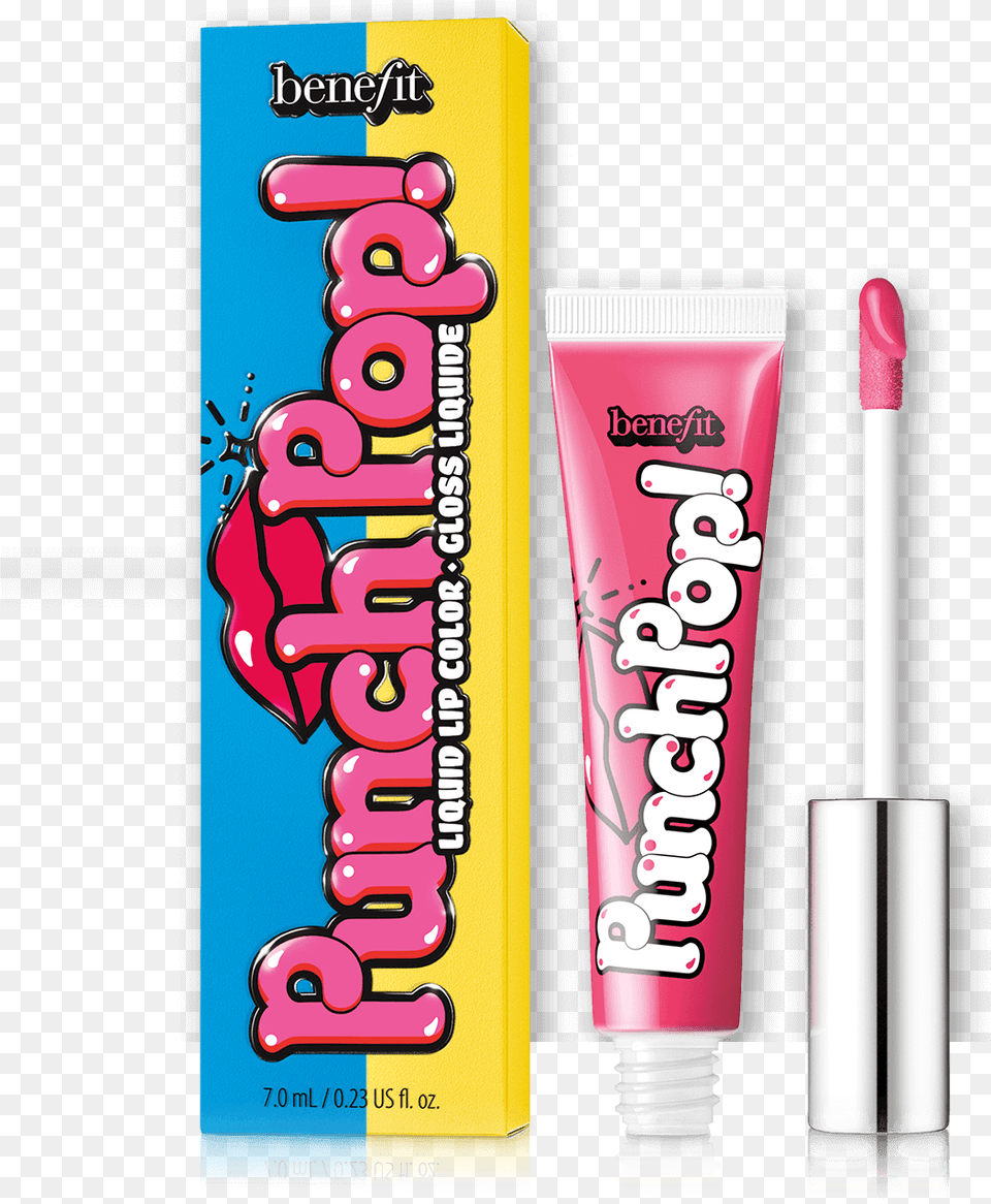 Punch Pop Liquid Lip Color Contains Vitamin E For Soft Benefit Cosmetics Punch Pop, Lipstick Free Transparent Png