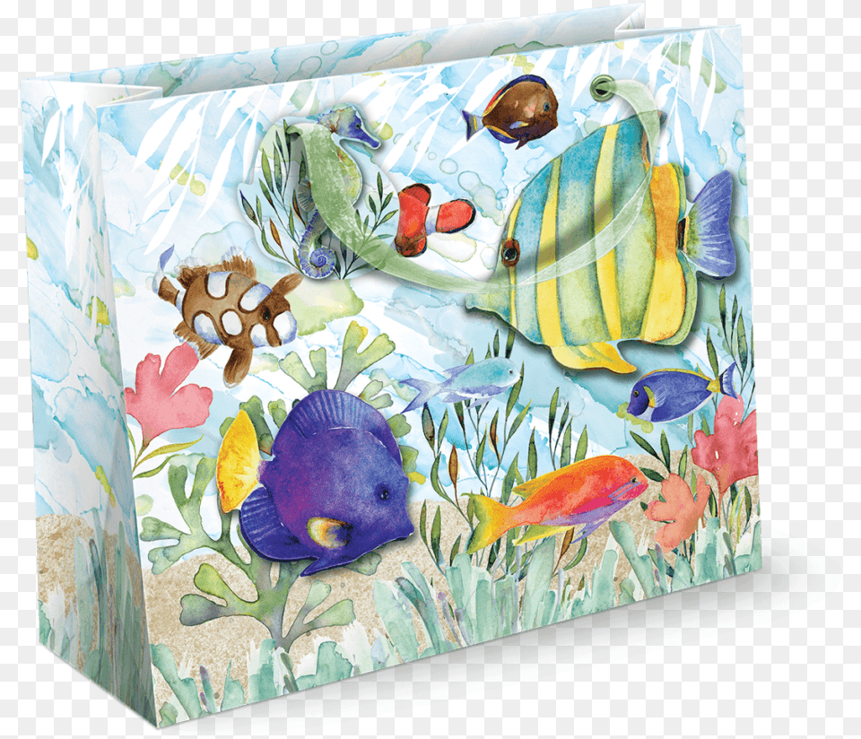 Punch Studio E8 Sea Life Large Gift Bag Set Of 2 Oceana Oceana, Animal, Fish, Sea Life, Bird Free Png Download