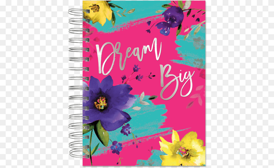 Punch Studio Lady Jayne E8 Spiral Bound Journal 6x8in Lady Jayne Fragrance Sachets Summer Breeze, Book, Publication, Diary, Flower Png