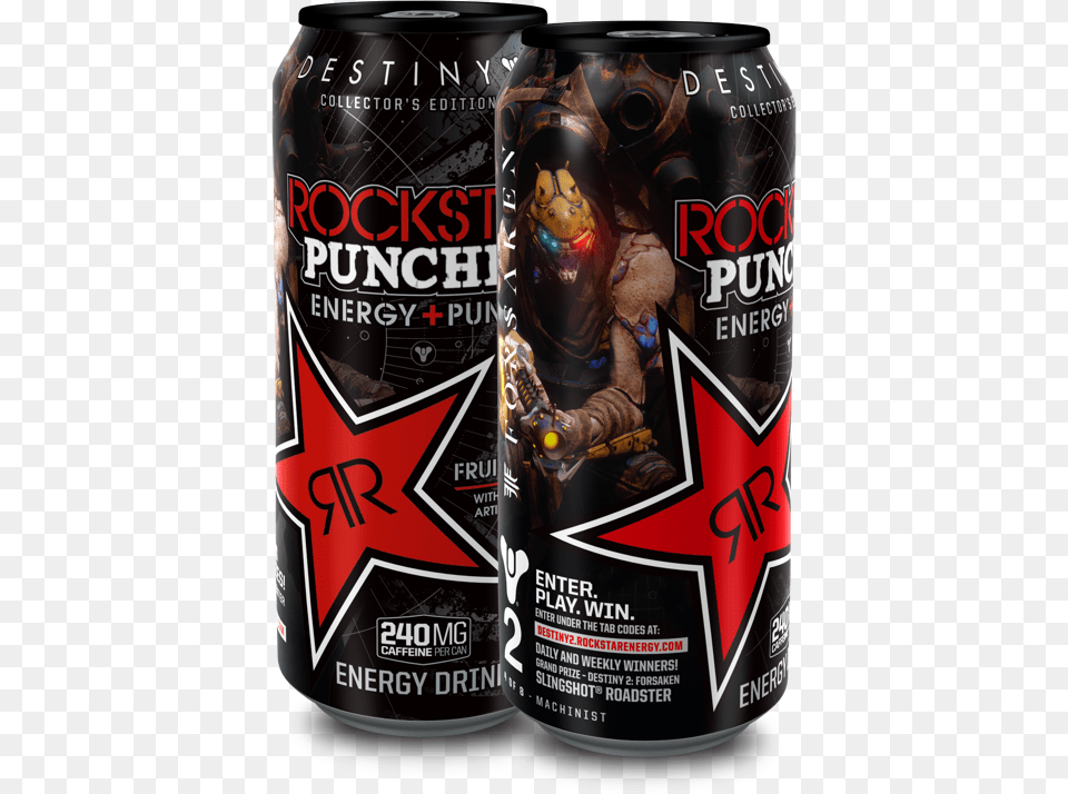 Punched Machinist Energy Shot, Can, Tin, Alcohol, Beer Free Png Download