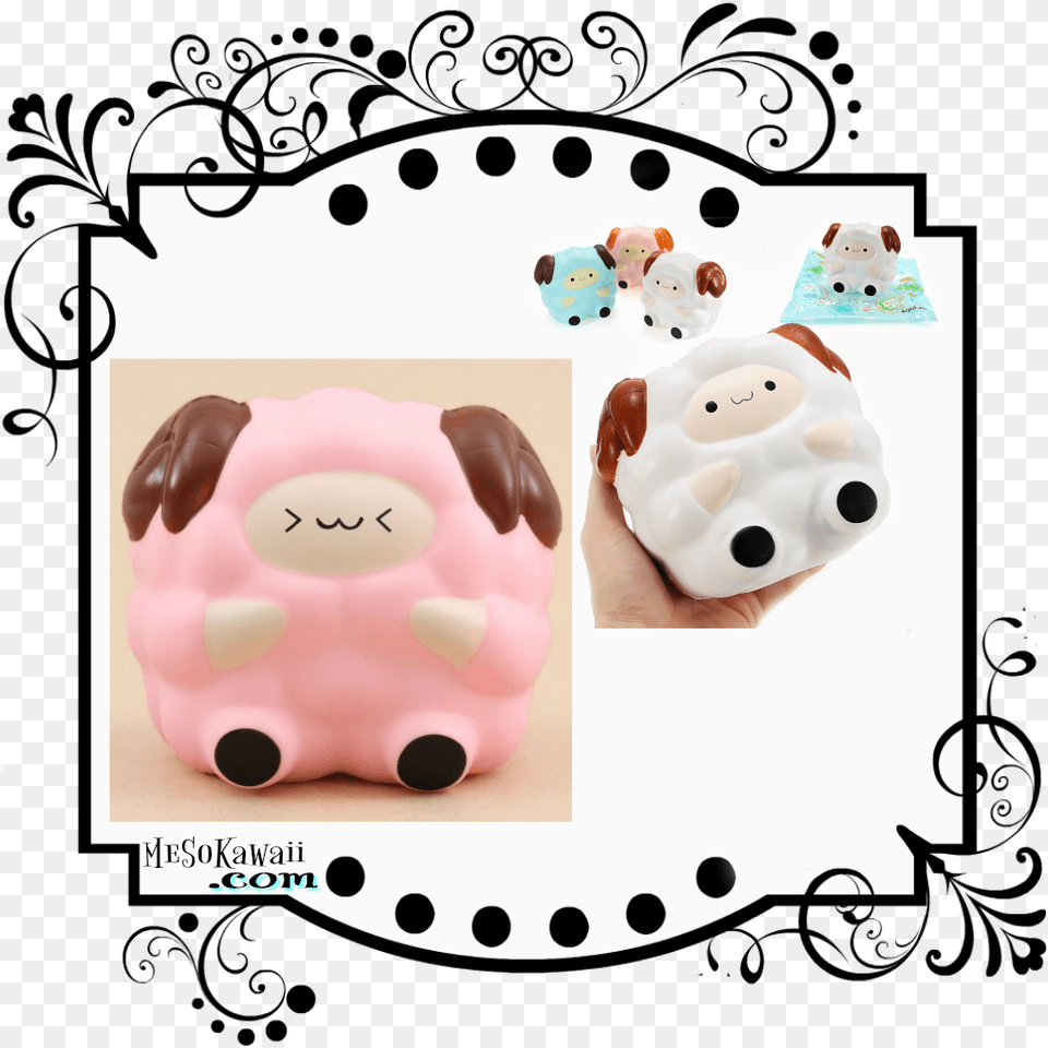 Puni Maru Melon Bun Squishy, Animal, Mammal, Pig, Piggy Bank Free Png