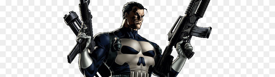 Punisher Dialogue 1 Punisher Marvel Avengers Alliance, Adult, Male, Man, Person Free Png Download