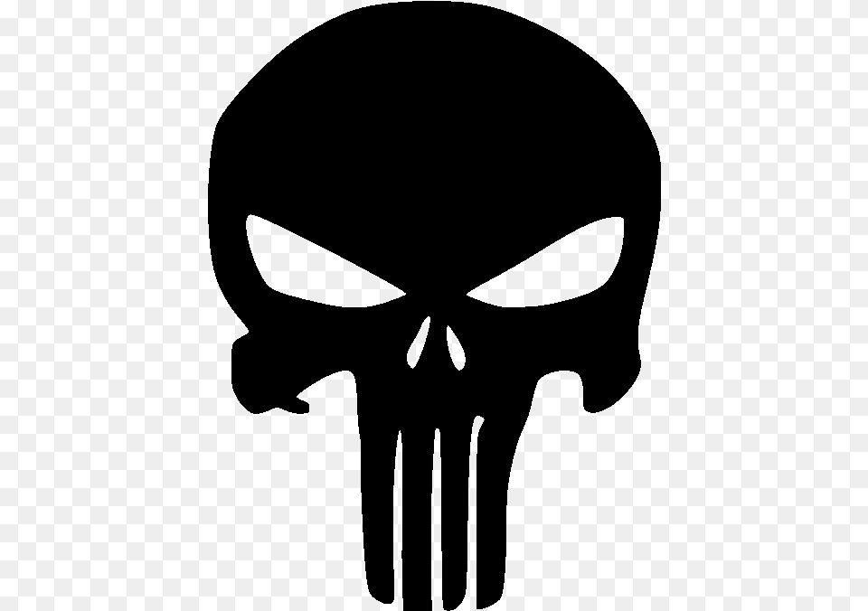 Punisher File Size Stencil Punisher, Gray Png Image