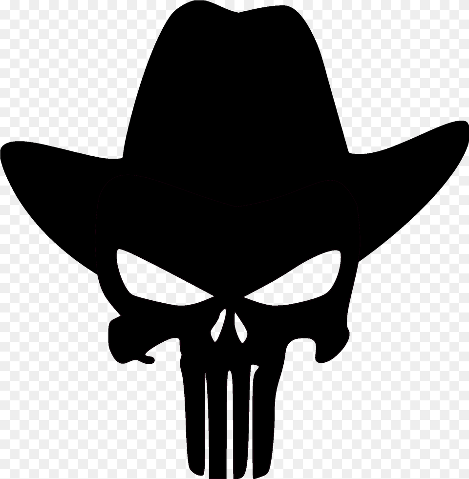 Punisher Human Skull Symbolism Stencil Texas Punisher Skull, Accessories, Formal Wear, Tie, Silhouette Free Transparent Png