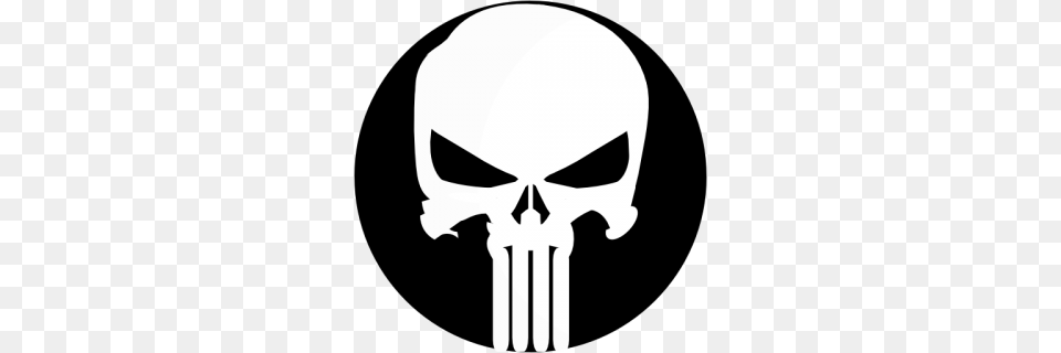 Punisher Logo, Stencil, Person Free Transparent Png