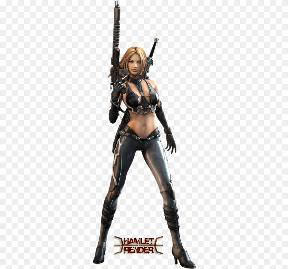 Punisher Render Photo Fantasy Girl, Adult, Person, Woman, Female Png Image