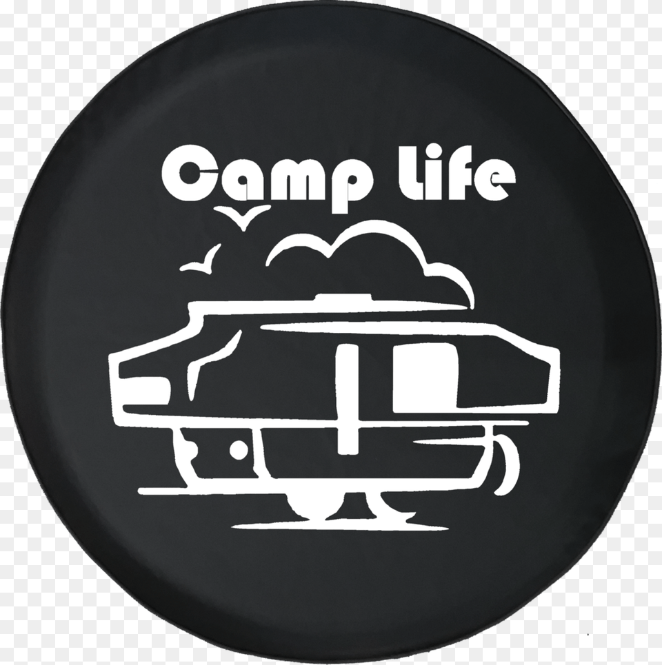 Punisher Skull Offroad Rv Camper Spare Tire Cover 35 Bier Logo Zwart Wit, Badge, Symbol, Plate Free Png