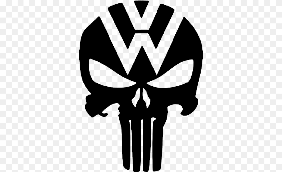 Punisher Sticker Polo, Gray Free Transparent Png