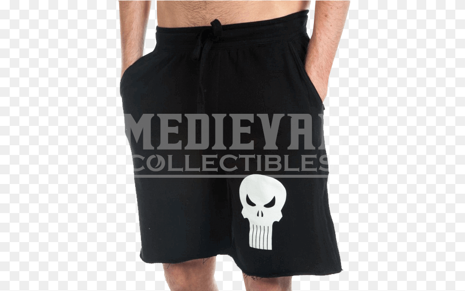 Punisher T Shirt, Clothing, Shorts, Skirt Free Png