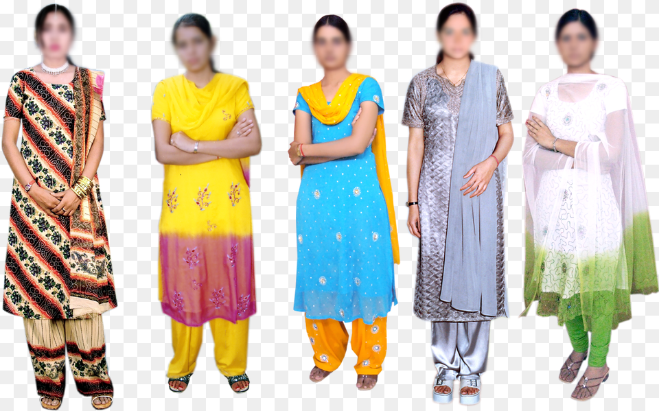 Punjabi Dress For Ladies Silk, Adult, Person, Woman, Female Png Image