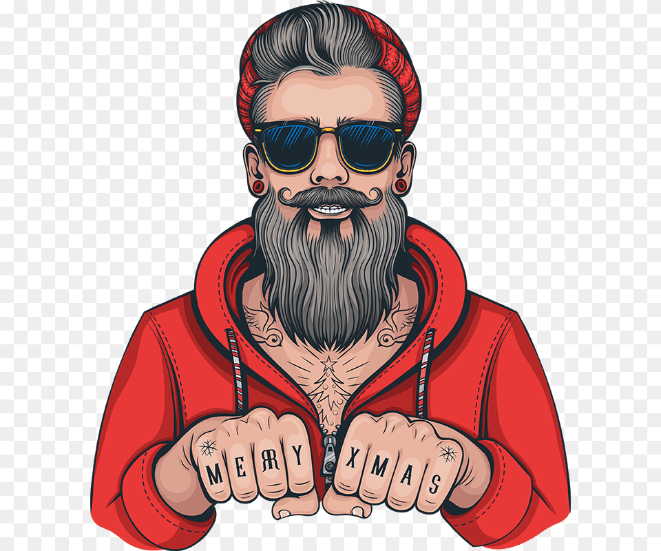 Punk Christmas, Accessories, Person, Head, Sunglasses Free Transparent Png