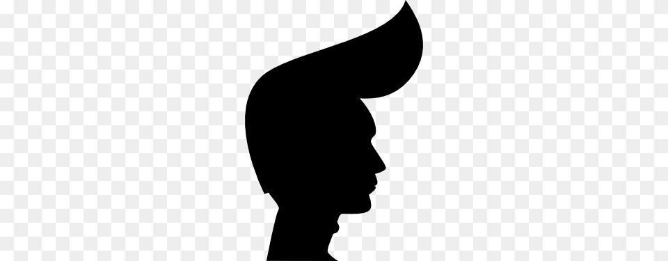 Punk Male Silhouette Pngicoicns Free Icon Download, Hat, Clothing, Person, Adult Png Image