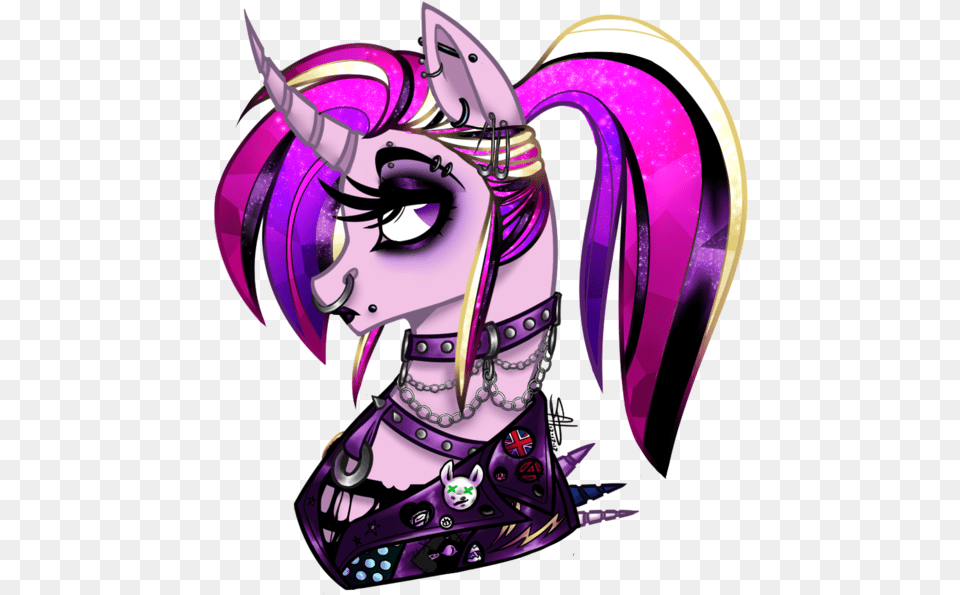 Punk Mlp Oc, Book, Comics, Purple, Publication Png Image