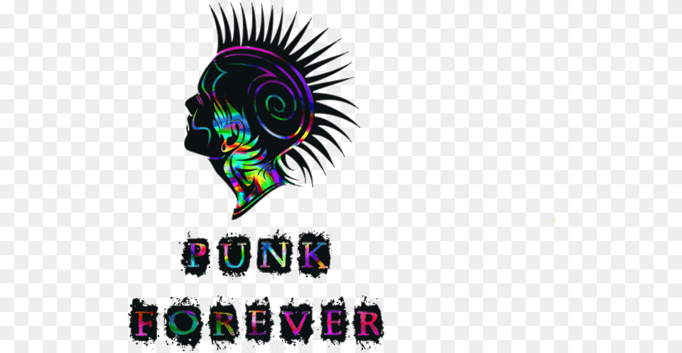 Punk Mohawk Hair Handyhlle Punk, Art, Graphics, Pattern, Light Free Png Download