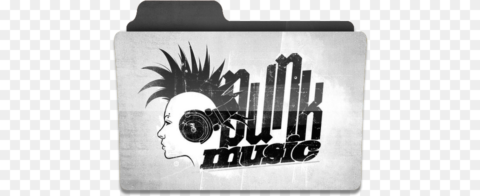 Punk Music Folder Icon Clipart Image Iconbugcom Punk Music Folder Icon, Sticker, Advertisement, Poster Free Png Download