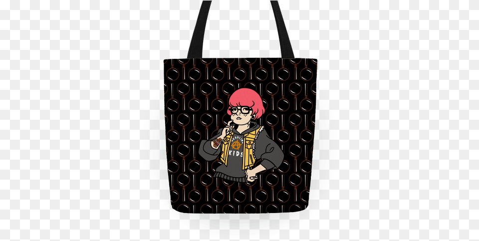 Punk Parody Velma Tote Cool Tote Bag, Accessories, Handbag, Tote Bag, Purse Png