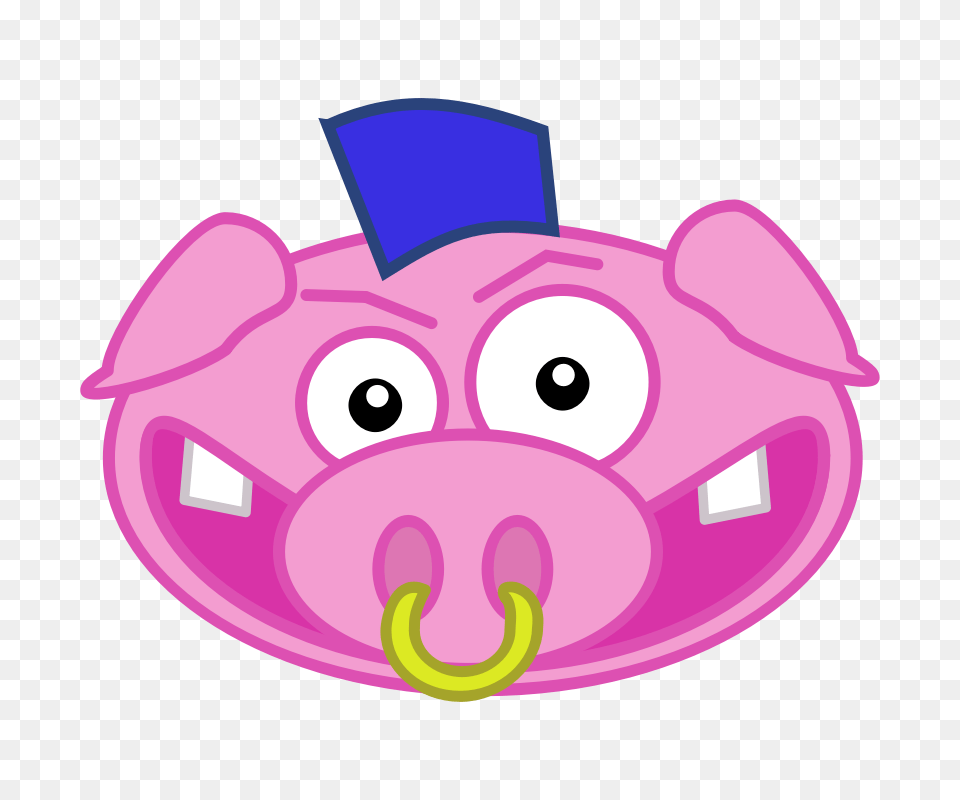 Punk Pig, Piggy Bank, Nature, Outdoors, Snow Png