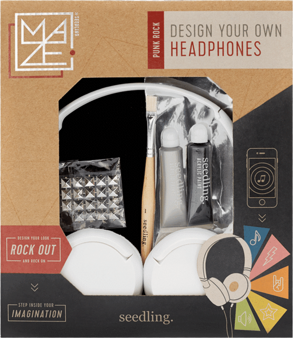Punk Rock Headphones Design Your Own Headphones Punk Rock Craft Kit, Cosmetics, Lipstick, Electronics, Advertisement Free Transparent Png