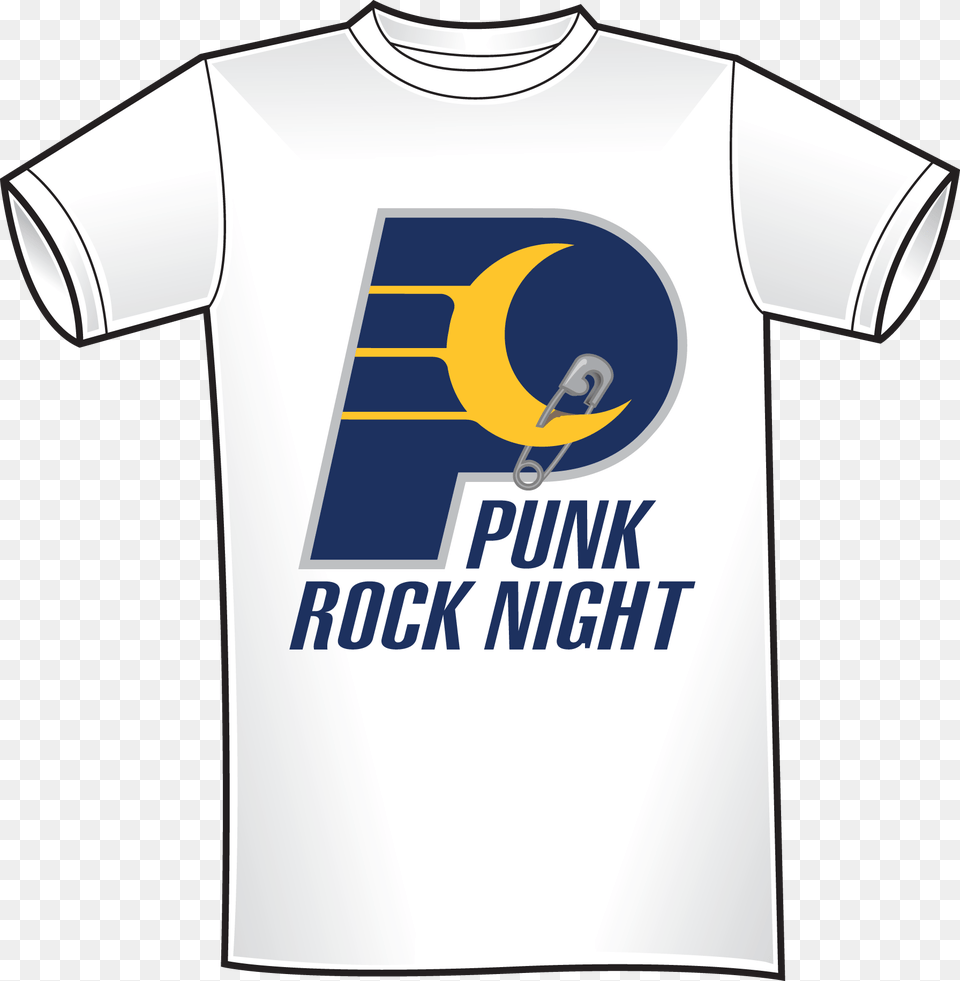 Punk Rock Night Pacers Indiana Pacers, Clothing, Shirt, T-shirt, Jersey Png Image