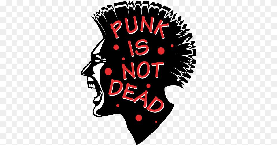 Punk Rock Punks Not Dead, Text Free Png
